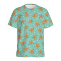 Little Gingerbread Man Pattern Print Men's Athletic T-Shirt