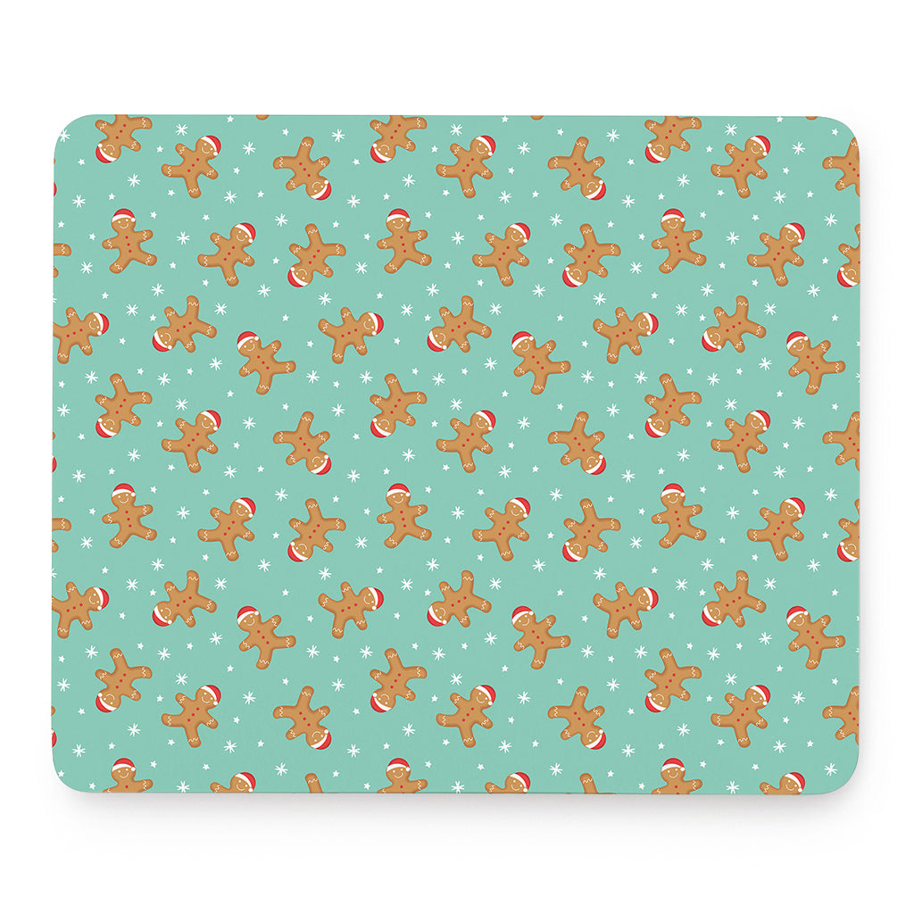 Little Gingerbread Man Pattern Print Mouse Pad