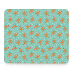 Little Gingerbread Man Pattern Print Mouse Pad