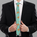 Little Gingerbread Man Pattern Print Necktie