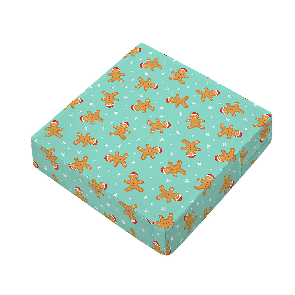 Little Gingerbread Man Pattern Print Outdoor Seat Cushion Cover