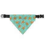 Little Gingerbread Man Pattern Print Over The Collar Dog Bandana