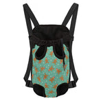 Little Gingerbread Man Pattern Print Pet Carrier Backpack