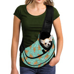 Little Gingerbread Man Pattern Print Pet Sling Carrier