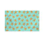 Little Gingerbread Man Pattern Print Polyester Flag