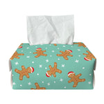 Little Gingerbread Man Pattern Print Rectangle Tissue Box Cover