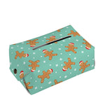 Little Gingerbread Man Pattern Print Rectangle Tissue Box Cover
