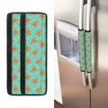 Little Gingerbread Man Pattern Print Refrigerator Handle Covers
