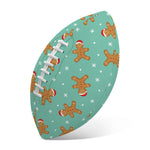 Little Gingerbread Man Pattern Print Rugby Ball