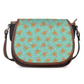 Little Gingerbread Man Pattern Print Saddle Bag