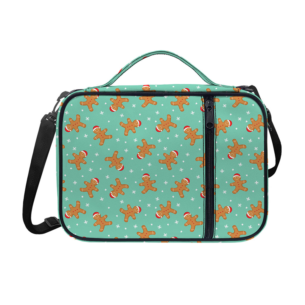 Little Gingerbread Man Pattern Print Shoulder Strap Bible Bag