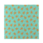 Little Gingerbread Man Pattern Print Silk Bandana