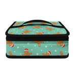 Little Gingerbread Man Pattern Print Small Lunch Bag