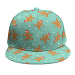 Little Gingerbread Man Pattern Print Snapback Cap
