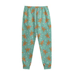 Little Gingerbread Man Pattern Print Sweatpants