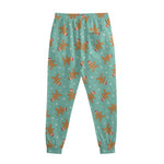 Little Gingerbread Man Pattern Print Sweatpants