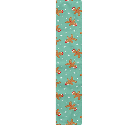 Little Gingerbread Man Pattern Print Table Runner