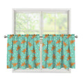 Little Gingerbread Man Pattern Print Tier Curtains