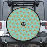 Little Gingerbread Man Pattern Print Tire Cover With Camera Hole