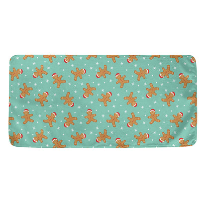 Little Gingerbread Man Pattern Print Towel