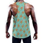 Little Gingerbread Man Pattern Print Training Tank Top