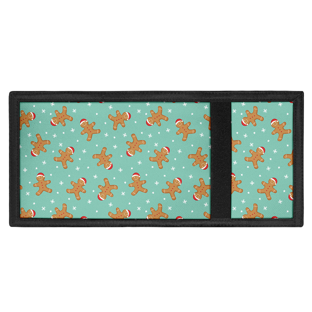 Little Gingerbread Man Pattern Print Trifold Wallet