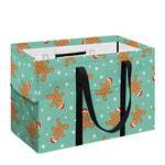 Little Gingerbread Man Pattern Print Utility Tote Bag