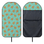 Little Gingerbread Man Pattern Print Waterproof Car Seat Cover