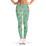Little Gingerbread Man Pattern Print Women's Leggings