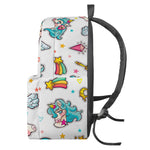 Little Girly Unicorn Pattern Print Backpack