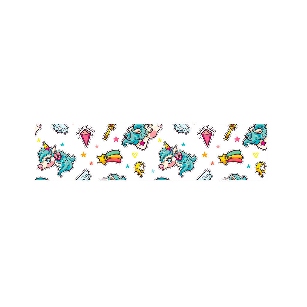 Little Girly Unicorn Pattern Print Bed Runner