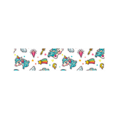 Little Girly Unicorn Pattern Print Bed Runner