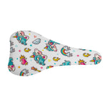 Little Girly Unicorn Pattern Print Bicycle Seat Cover