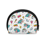 Little Girly Unicorn Pattern Print Coin Purse