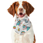 Little Girly Unicorn Pattern Print Dog Bandana