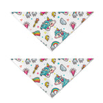 Little Girly Unicorn Pattern Print Dog Bandana