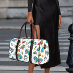Little Girly Unicorn Pattern Print Duffle Bag