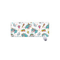 Little Girly Unicorn Pattern Print Extended Mouse Pad