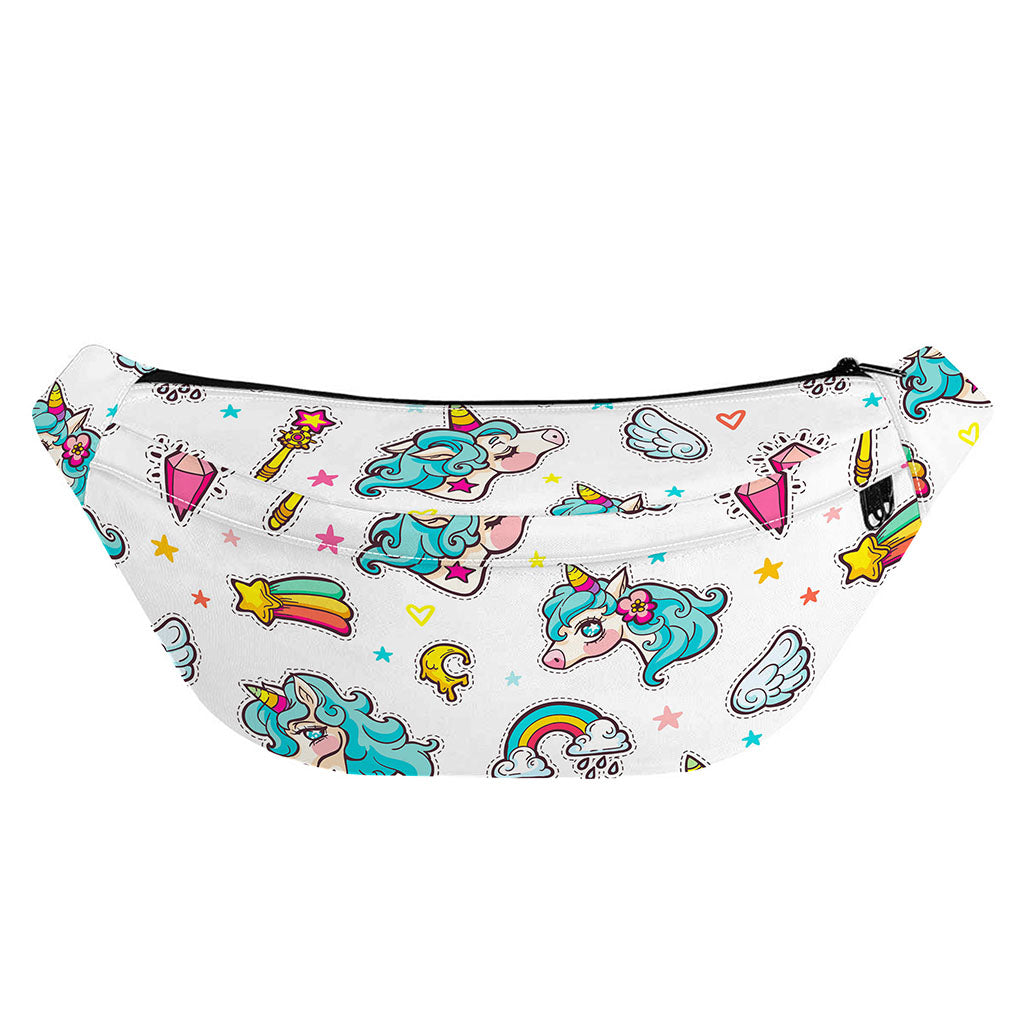 Little Girly Unicorn Pattern Print Fanny Pack