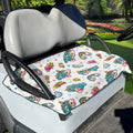 Little Girly Unicorn Pattern Print Golf Cart Seat Cover
