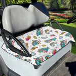 Little Girly Unicorn Pattern Print Golf Cart Seat Cover