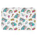 Little Girly Unicorn Pattern Print Indoor Door Mat