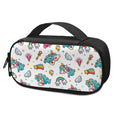 Little Girly Unicorn Pattern Print Portable Cooler Travel Case