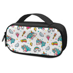 Little Girly Unicorn Pattern Print Insulin Cooler Travel Case