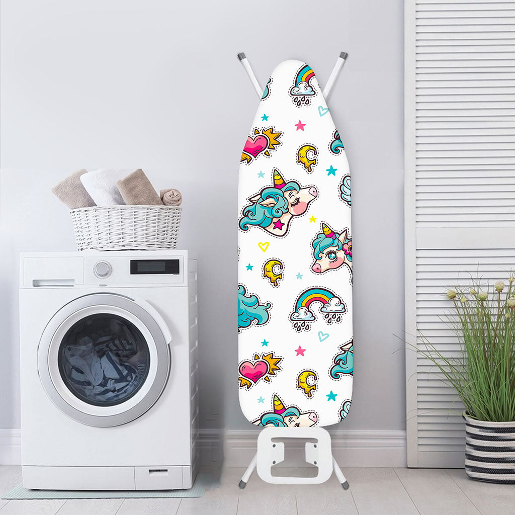 Little Girly Unicorn Pattern Print Ironing Board Cover