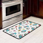 Little Girly Unicorn Pattern Print Kitchen Mat