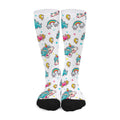 Little Girly Unicorn Pattern Print Long Socks