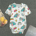 Little Girly Unicorn Pattern Print Men's Bodysuit