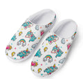 Little Girly Unicorn Pattern Print Mesh Casual Shoes