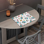 Little Girly Unicorn Pattern Print Placemat